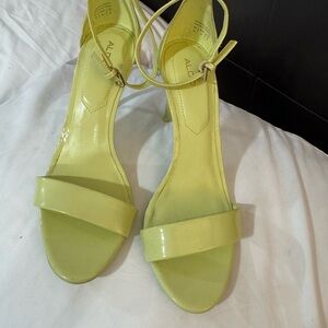 Aldo Vibrant Green Strappy Heels